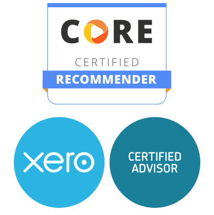 core certified advisor certified logo